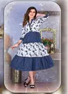 Beauty Queen Lime Light 1 Rayon Printed Regular Wear Anarkali Kurti Collection